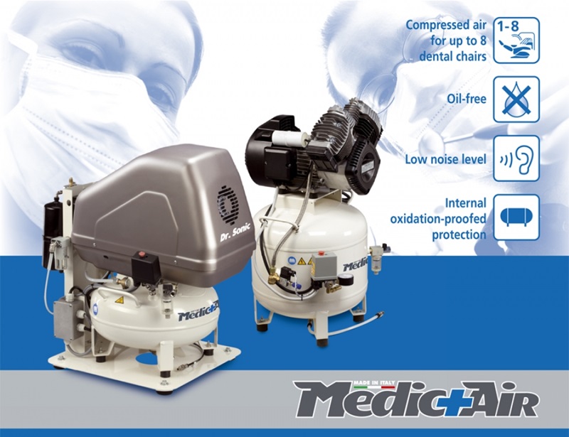 Oil-free MedicAir compressors